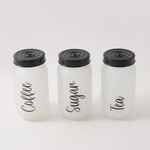 Alberto 3Pcs Glass Canister Set 1L image number 7