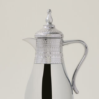 Dallaty jambiyah set of 2 silver steel vacuum flask