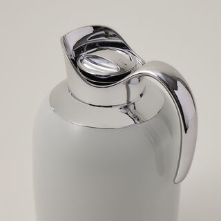 Dallaty steel vacuum flask grey/chrome 1.3L