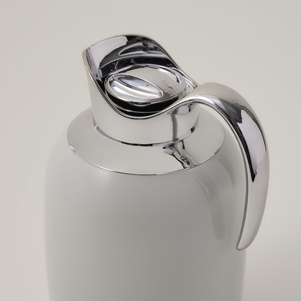 Dallaty steel vacuum flask grey/chrome 1.3L image number 1