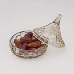 دلتي تمرية زجاج 12.7*12.8سم، بني image number 0