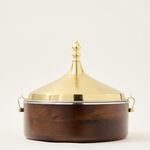 Food Warmer With Lid Hammered image number 0