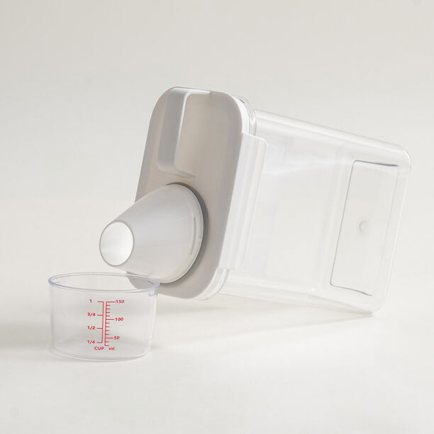 Pentola plastic grains dispenser with spout and cup 1.8L image number 2