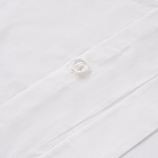 Boutique Blanche Duvet Cover Set 100% Cotton 400Tc Egyptian Super King White 260*240 Cm