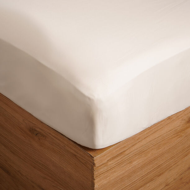 Ambra 500 TC egyptian cotton fitted sheet 120*200 cream image number 0