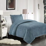 3 pieces Bedspread Grey image number 1