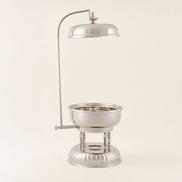 La Mesa Stainless Steel Oval Chefing Dish With Hanger 4L, Silver image number 0