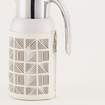 دلتي دلة ستانلس ستيل بلمسة جلد، بيج فاتح 1.3 لتر image number 3