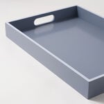 Dallaty Wood Rectangular Tray 50*35*6Cm, Blue image number 2