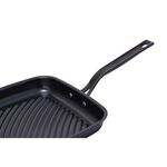 STEEL GRILL PAN with DIE CAST HANDLE BLUE image number 2