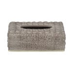 FAUX CROC SKIN TEXTURE TISSUE BOX GREY 26X15X9 image number 2