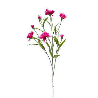 Homez single artificial flower dianthus mini , pink 15*15*70cm