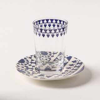 Bahja blue & white porcelain tea set