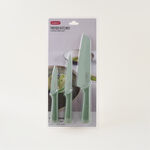 Alberto Stainless Steel Knife Set Green 17.3*2.7*37 Cm image number 0