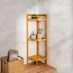 Corner Shelf 3 Tiers 26*26*90 cm image number 0