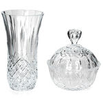 Glass Vase Gift Set Clear image number 1