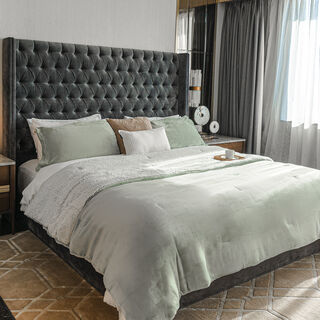 3 Pcs Flannel Comforter Set King Size