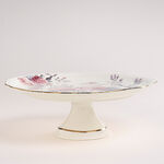 La Mesa beige porcelain 2 tiered cake stand image number 1