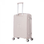 Travel Vision Trolley Suitcase Circles 20 White 39*22*56 Cm image number 4
