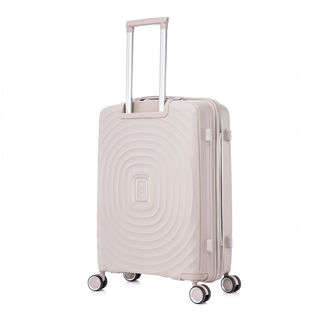 Travel Vision Trolley Suitcase Circles 20 White 39*22*56 Cm