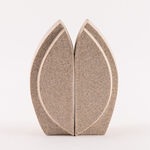 Homez resin books holder 14.2*7*18cm, beige image number 0