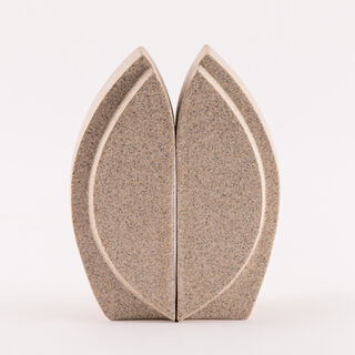 Homez resin books holder 14.2*7*18cm, beige