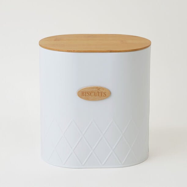 ألبرتو حافظات تخزين 5قطع معدنية، أبيض 34.5*22*25 سم image number 4