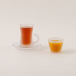 Dallaty tea set 18pcs frosted with line pattern image number 2