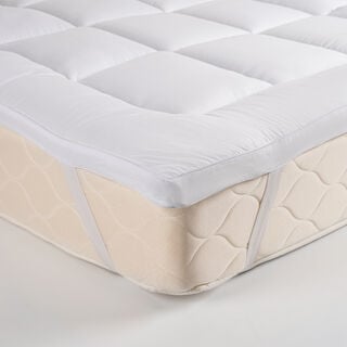 Boutique Blanche Microfibre Mattress Topper with Dacron Filling Super King 200*200 +8cm