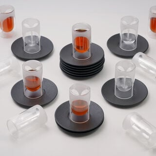 Qurtuba Collection Dallaty Tea Set With Saucer 12 Pieces