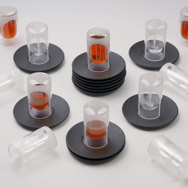 Qurtuba Collection Dallaty Tea Set With Saucer 12 Pieces image number 0