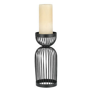 Wired metal candle holder 13*13*31.5cm