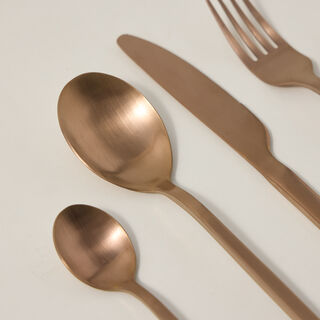 20 PCS CUTLERY SET ROSE GOLD