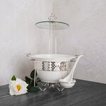 La Mesa Food Warmer With Hanger Silver 13"  image number 3