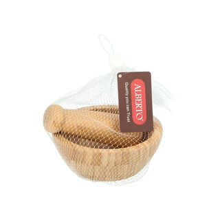 Alberto Bamboo Garlic Bowl & Mortar Set Dia:13 * H:5Cm