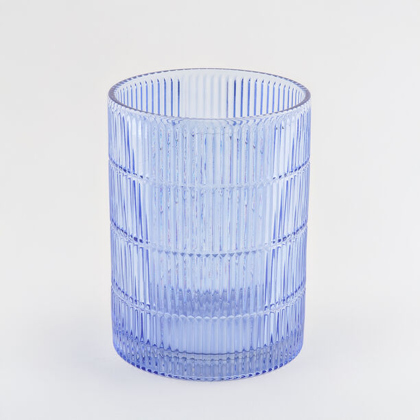 هومز سلة مهملات زجاج كحلي مضلّع 18*18*26 سم image number 1