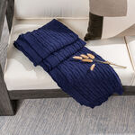  100% Cotton Knitted Throw image number 0