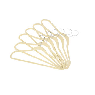 6Pcs Set Of Flocking Hanger