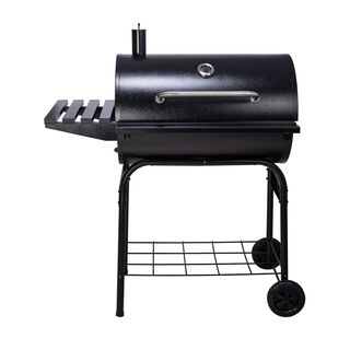 Bbq Trolly Grill Charcoal Black