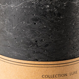 شمعة LED رستيك 10*20 سم أسود