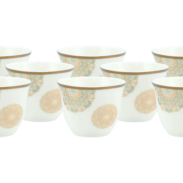 La Mesa Fairouz Gold Coffee Cups Set 12 Pieces image number 2