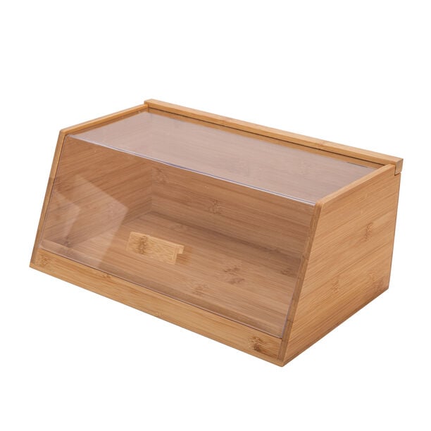 صندوق من الخيزران لحفظ الخبز بغطاء اكريلك من البرتو image number 0