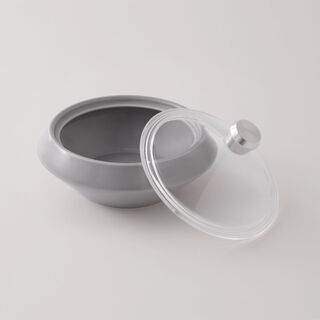 Dallaty date bowl porcelain grey color