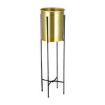 Planter Metal With Stand Small Pot Dia 19.7 Cm X Heiht With Stand 68.4 Cm image number 0