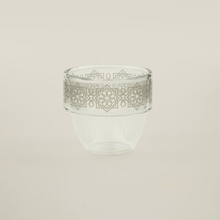 Dallaty glass coffee cup set 6pcs