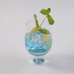 La Mesa 4Pcs Clear Glass Cup Set With Bubble Base image number 1