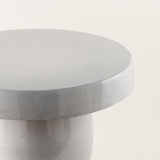 Homez ceramic stool chair 61*61*50cm, white