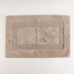 Boutique Blanche Beige Bathmat, 60*90 Cm image number 0