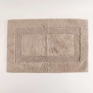 Boutique Blanche Beige Bathmat, 60*90 Cm