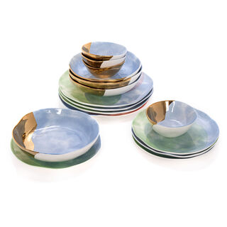 16 Pcs Clr Prds Dinner Set 